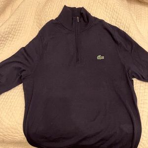 NWT Navy Lacoste Sport sweater